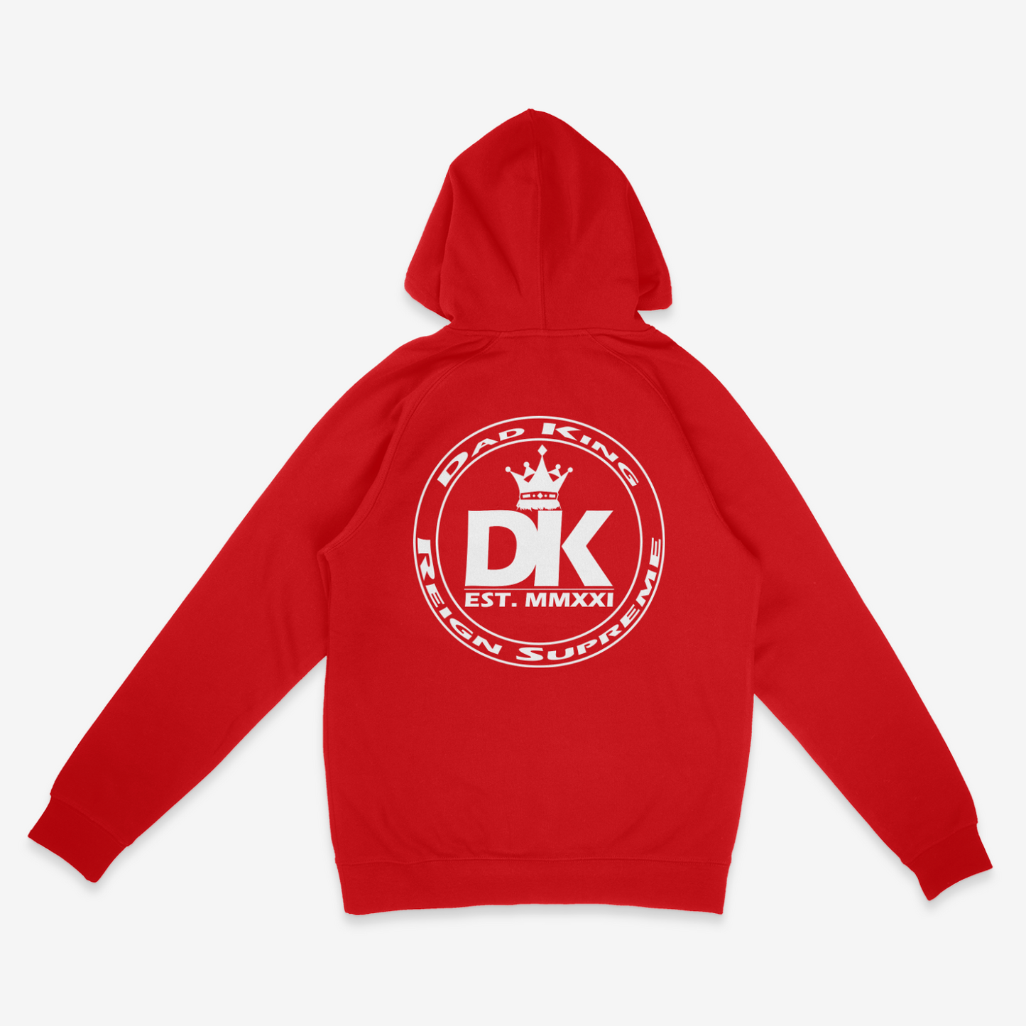 DAD KING REIGN SUPREME HOODIE RED